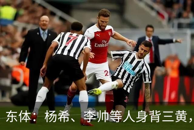 东体：杨希、李帅等人身背三黄，若本轮染黄将无缘上海德比