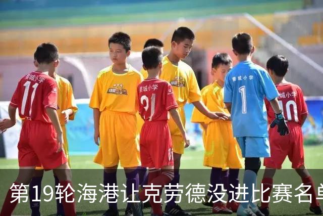 第19轮海港让克劳德没进比赛名单 申花米内罗能否复出还是未知数